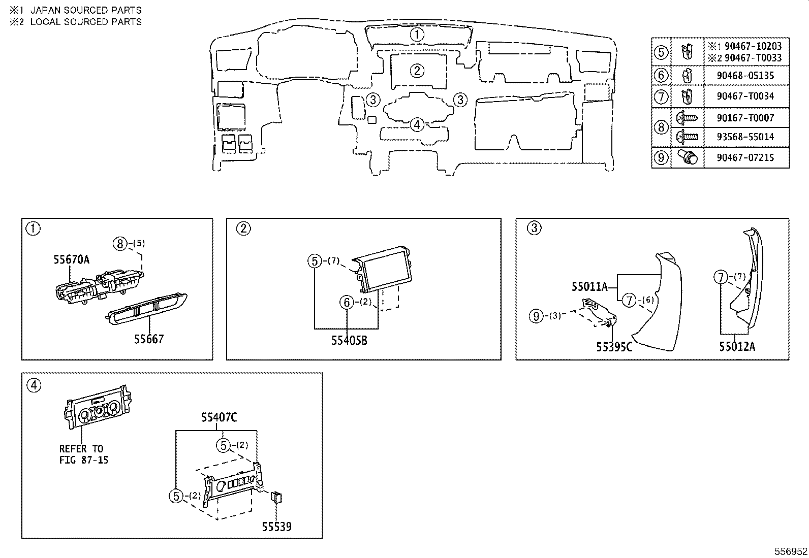 55330-KK550 REINFORCEMENT ASSY, INSTRUMENT PANEL product image