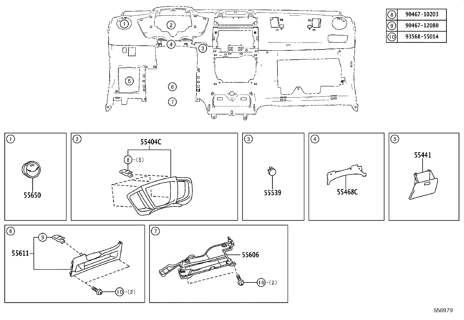 82140-52041 WIRE ASSY, INSTRUMENT PANEL product image