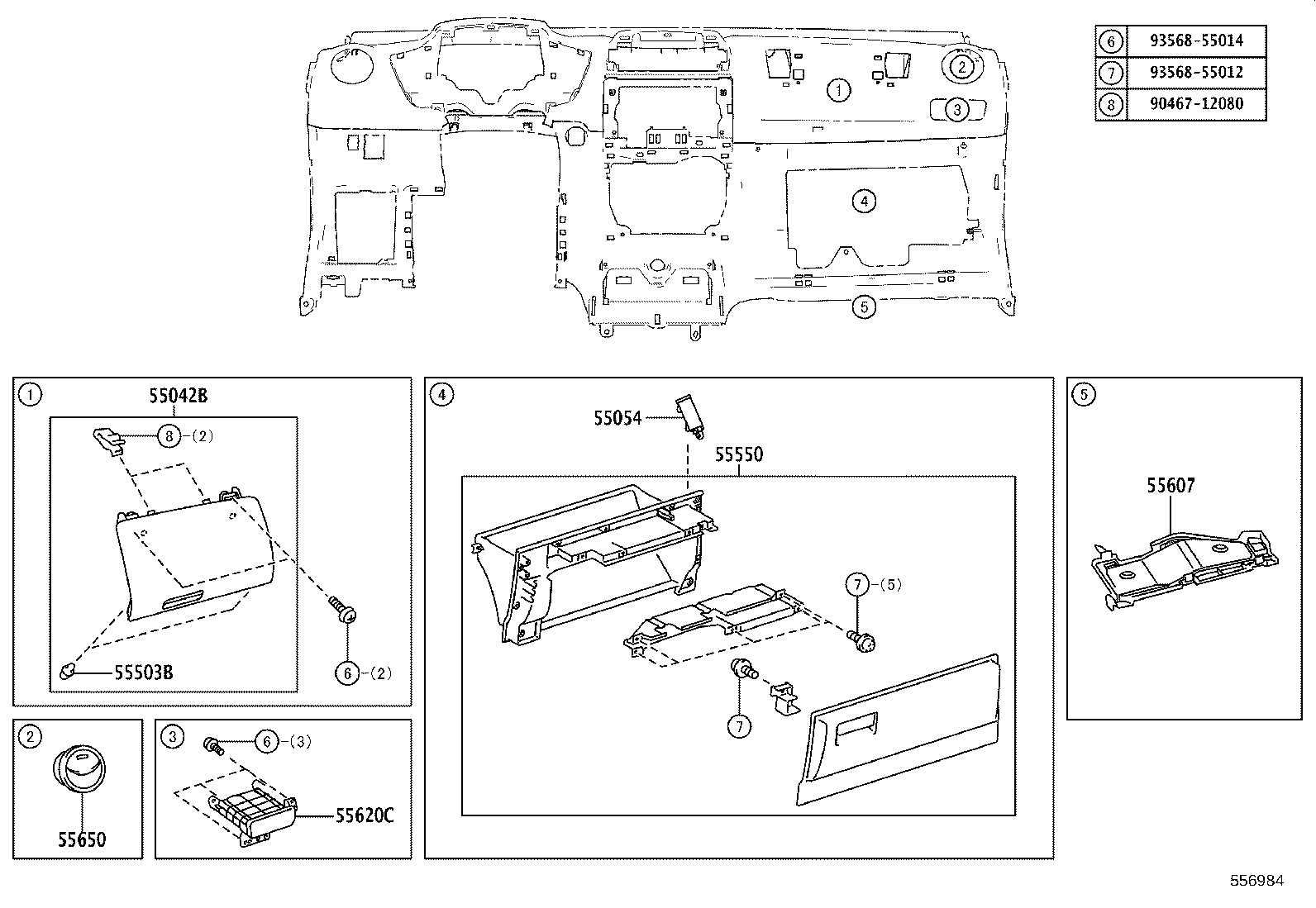 82140-52041 WIRE ASSY, INSTRUMENT PANEL product image
