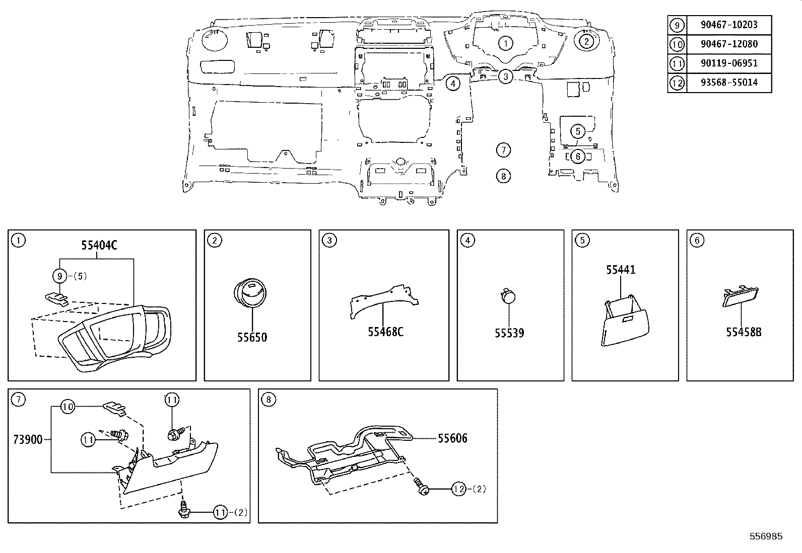 82140-52030 WIRE ASSY, INSTRUMENT PANEL product image