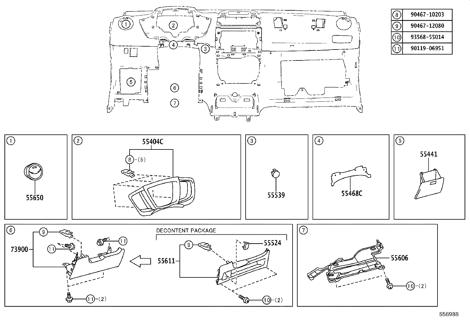 82140-52030 WIRE ASSY, INSTRUMENT PANEL product image