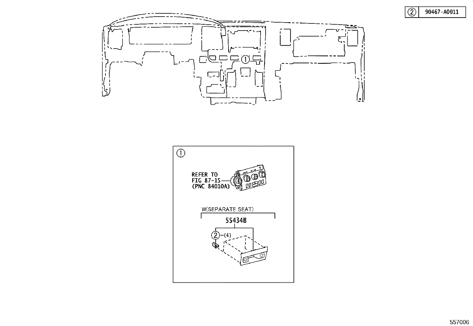 55330-0C080 REINFORCEMENT ASSY, INSTRUMENT PANEL product image