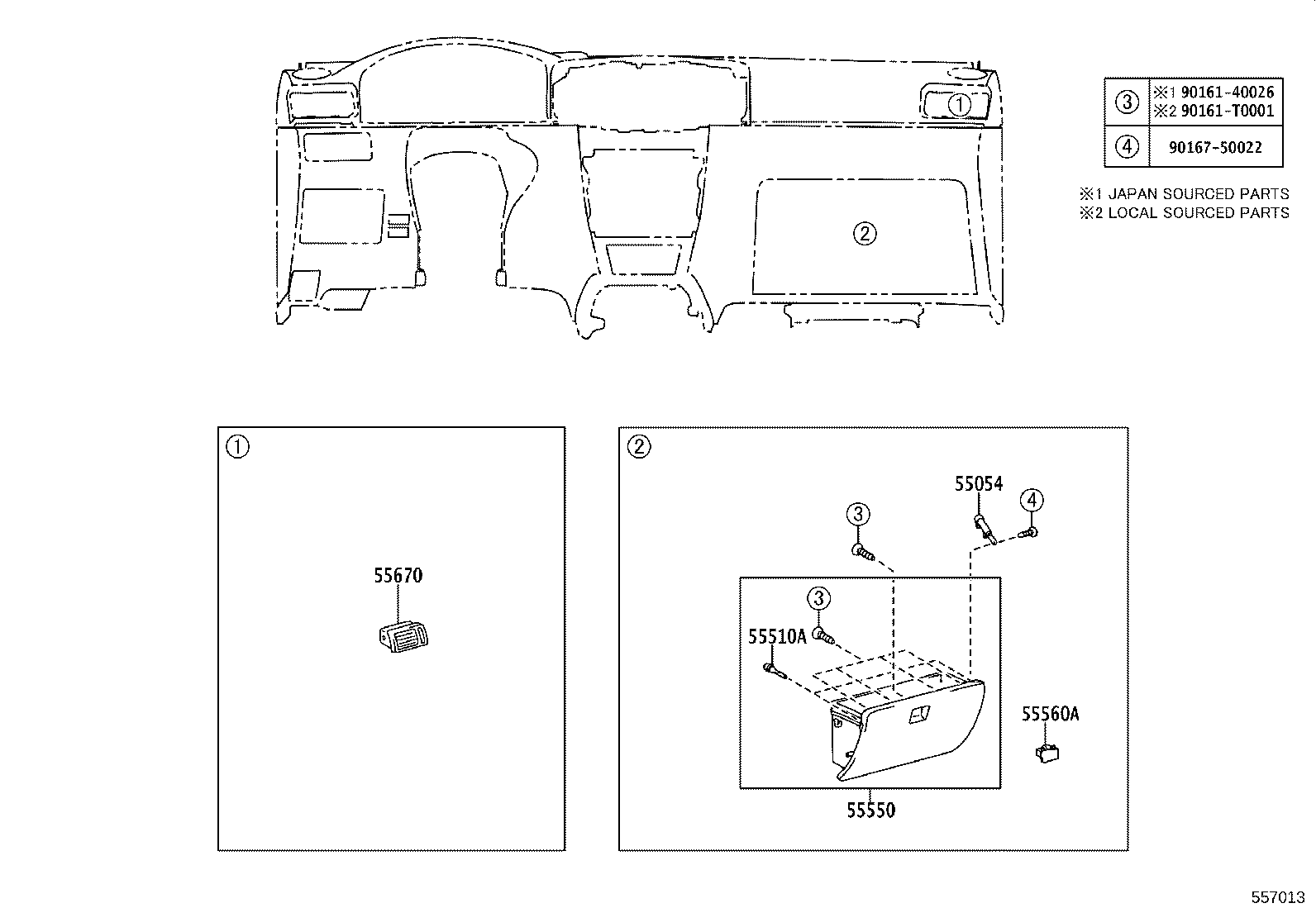 55330-02100 REINFORCEMENT ASSY, INSTRUMENT PANEL product image