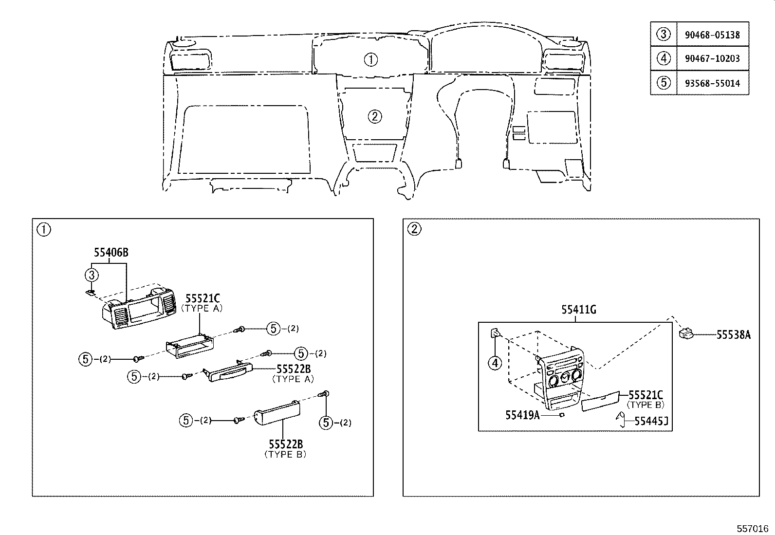 55420-12230-E0 PANEL, INSTRUMENT CLUSTER FINISH, NO.1 product image