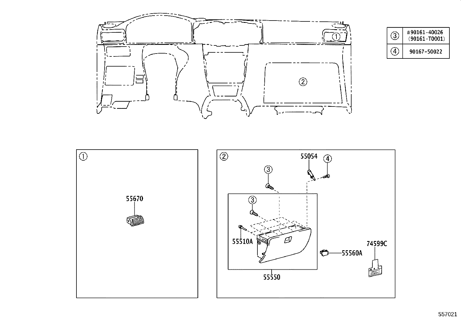 55330-02090 REINFORCEMENT ASSY, INSTRUMENT PANEL product image