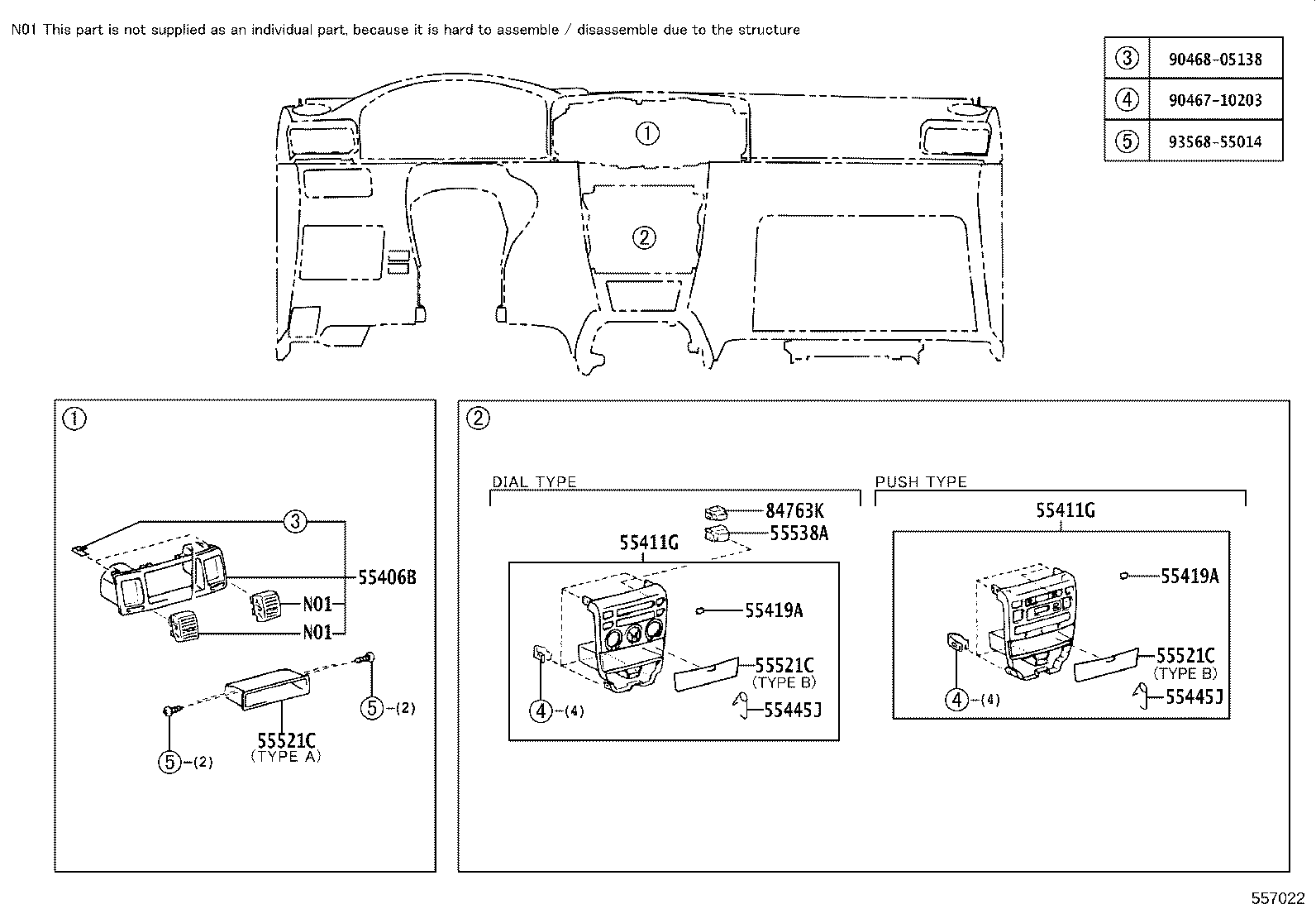 55403-02090 HOOD SUB-ASSY, METER product image
