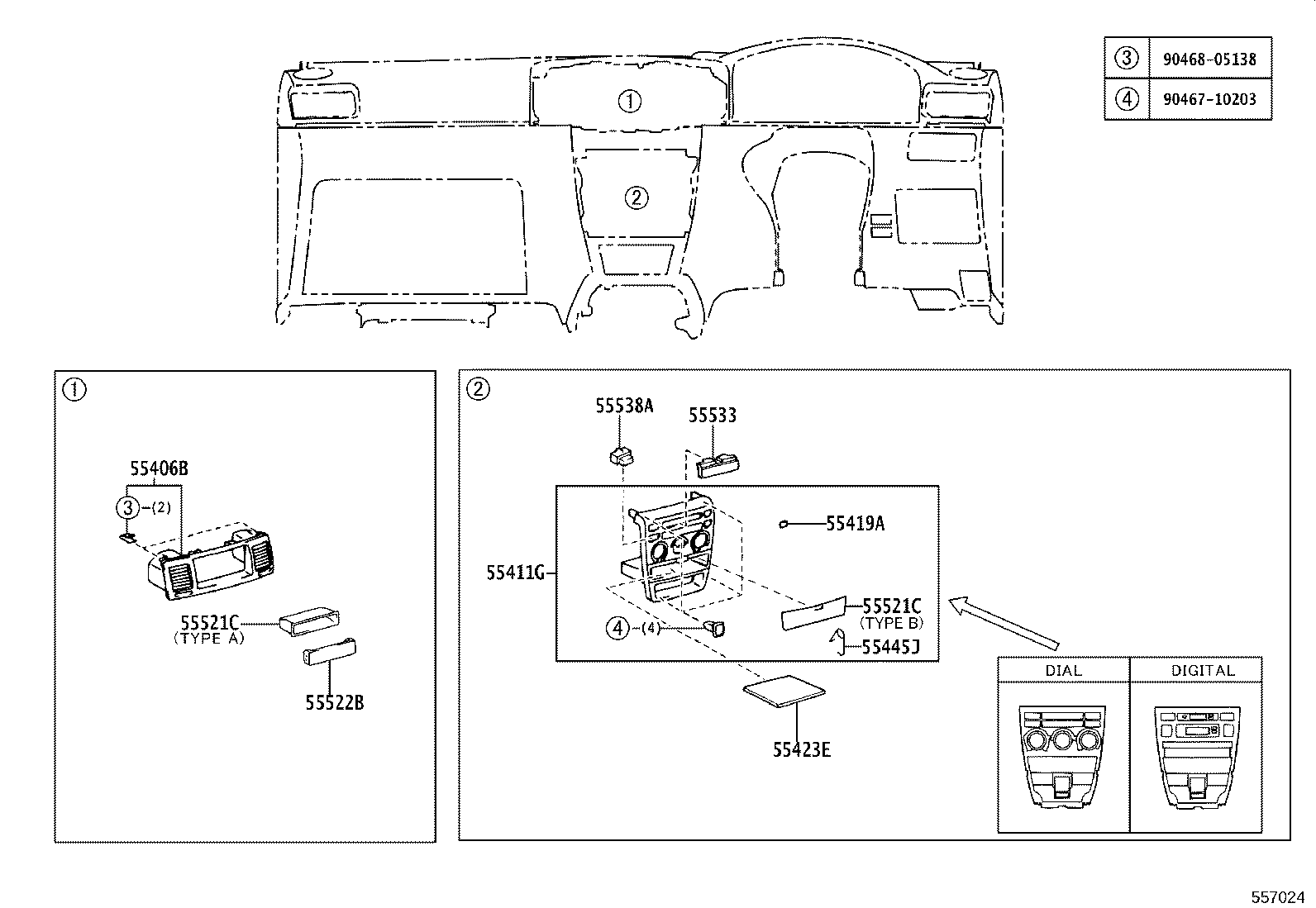 55330-02230 REINFORCEMENT ASSY, INSTRUMENT PANEL product image