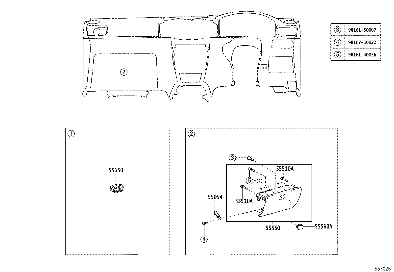 55330-02230 REINFORCEMENT ASSY, INSTRUMENT PANEL product image