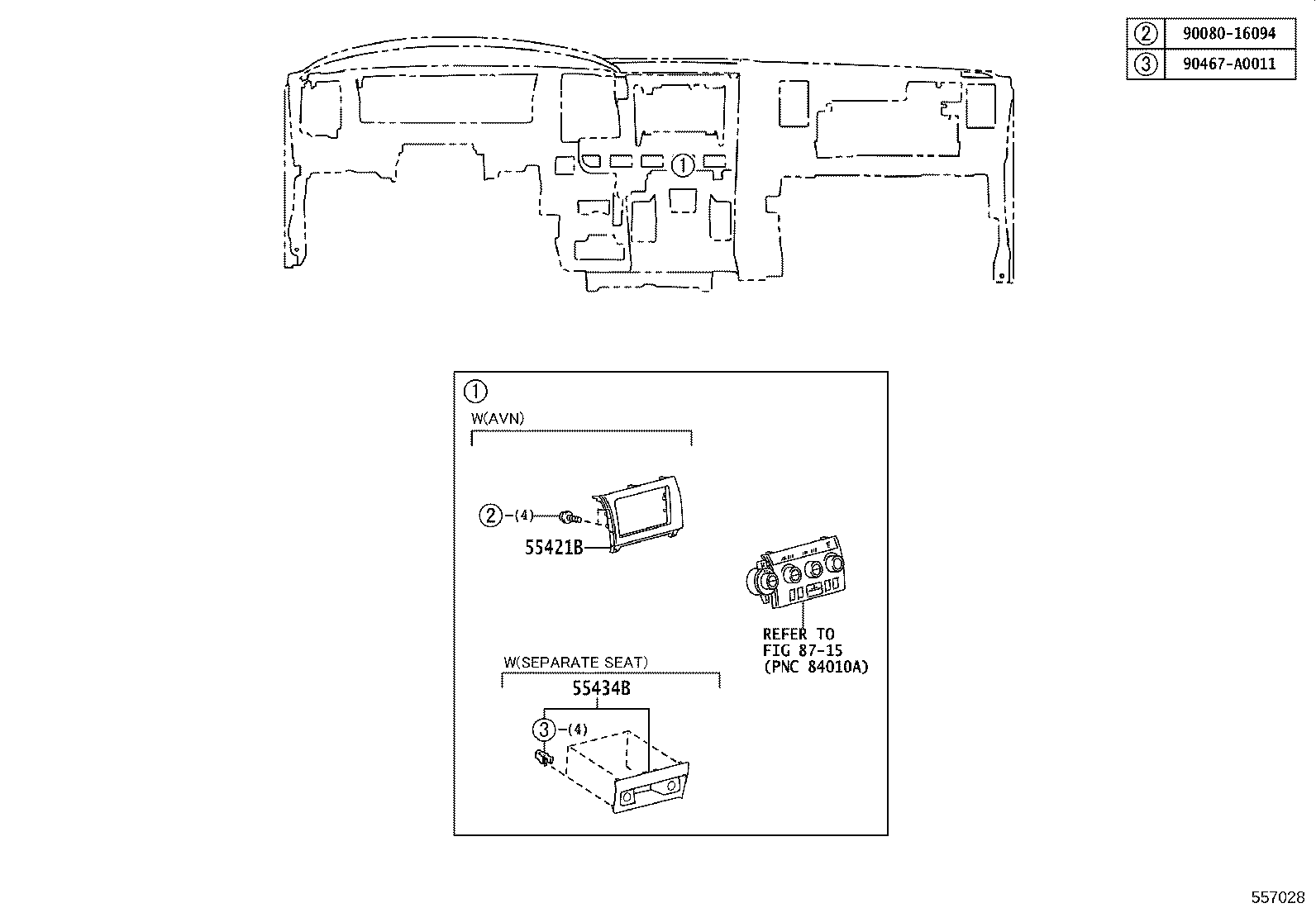 55330-0C080 REINFORCEMENT ASSY, INSTRUMENT PANEL product image