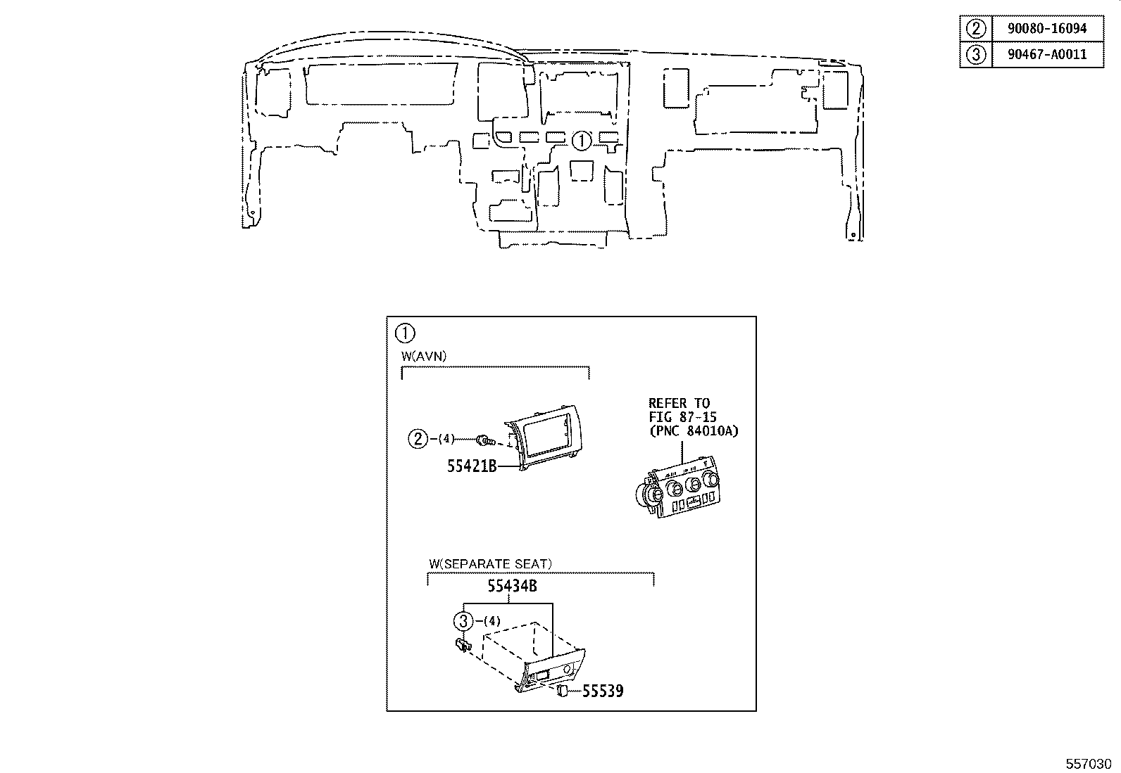 55330-0C080 REINFORCEMENT ASSY, INSTRUMENT PANEL product image