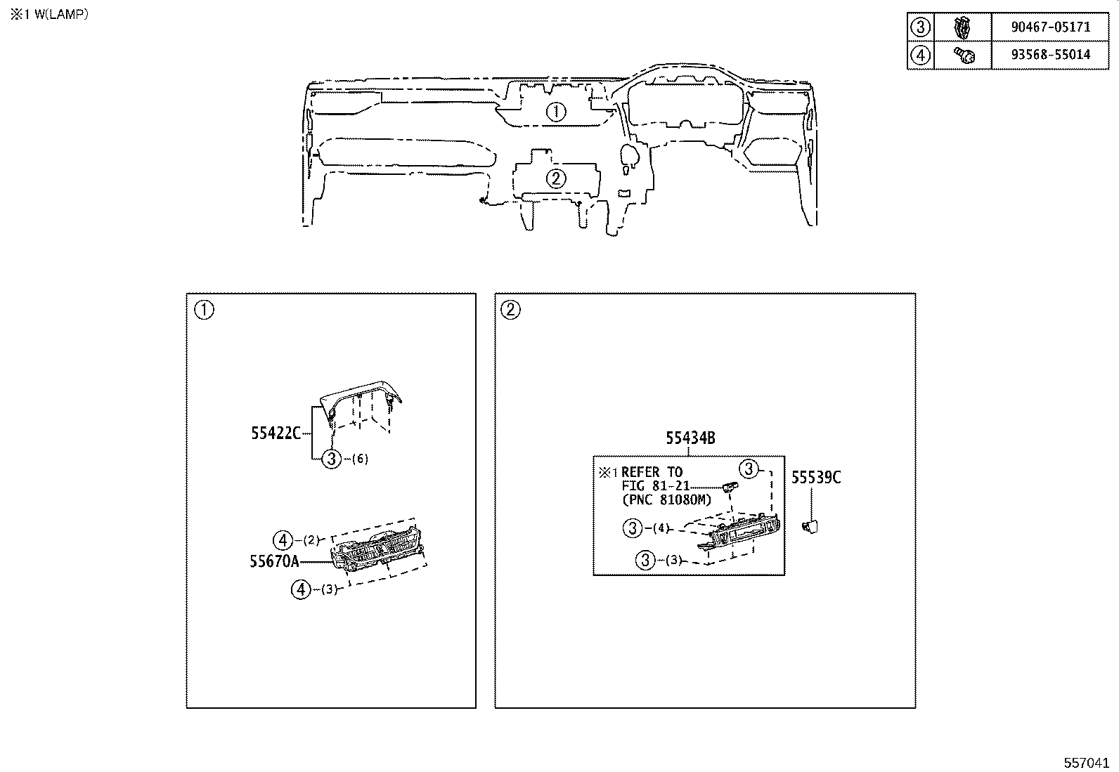 55330-42380 REINFORCEMENT ASSY, INSTRUMENT PANEL product image