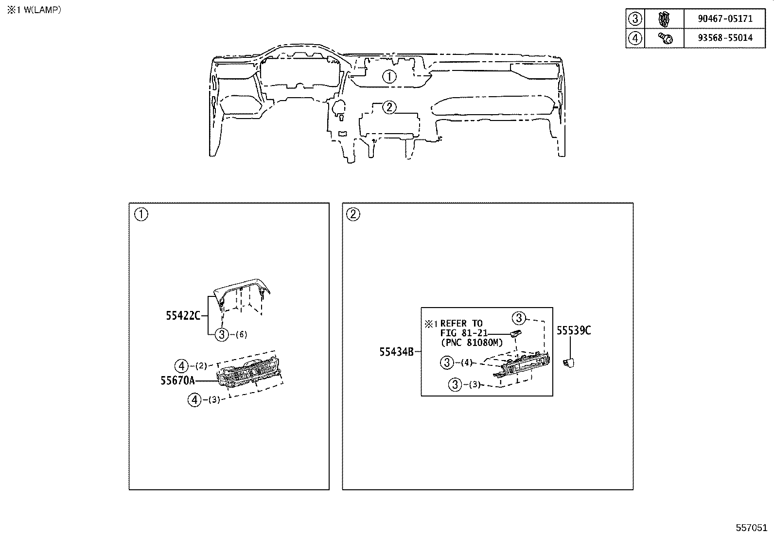 55330-42360 REINFORCEMENT ASSY, INSTRUMENT PANEL product image