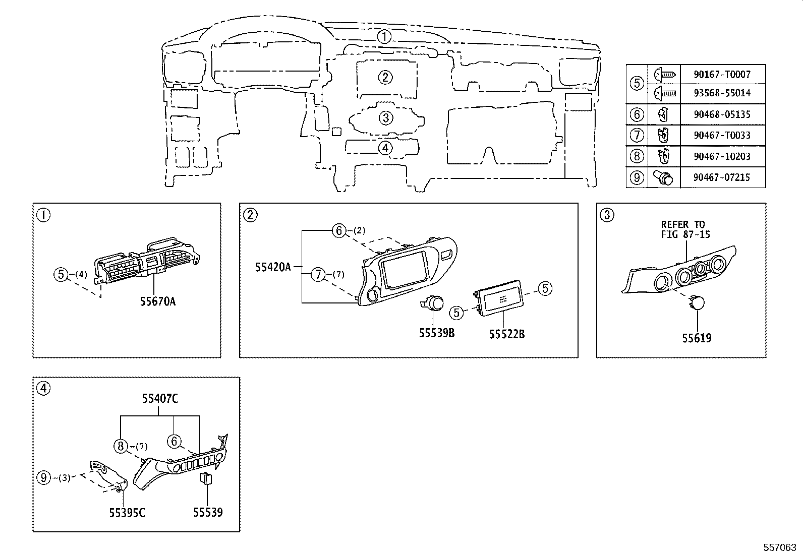 55330-KK080 REINFORCEMENT ASSY, INSTRUMENT PANEL product image