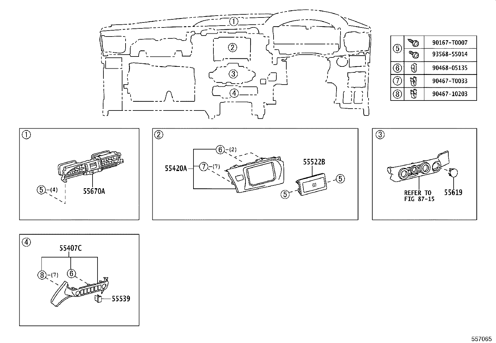 55330-KK080 REINFORCEMENT ASSY, INSTRUMENT PANEL product image