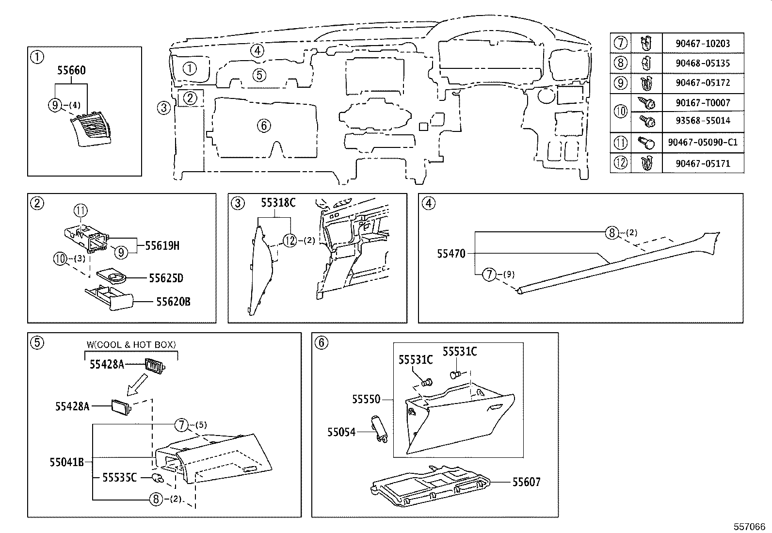 55330-KK080 REINFORCEMENT ASSY, INSTRUMENT PANEL product image