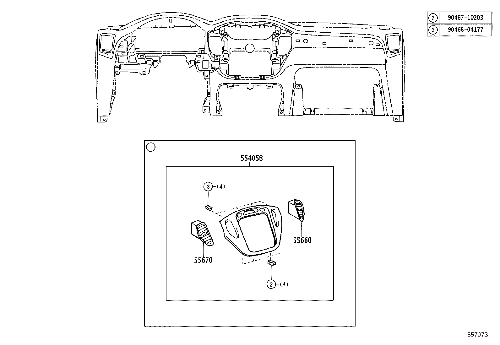 55330-48151 REINFORCEMENT ASSY, INSTRUMENT PANEL product image