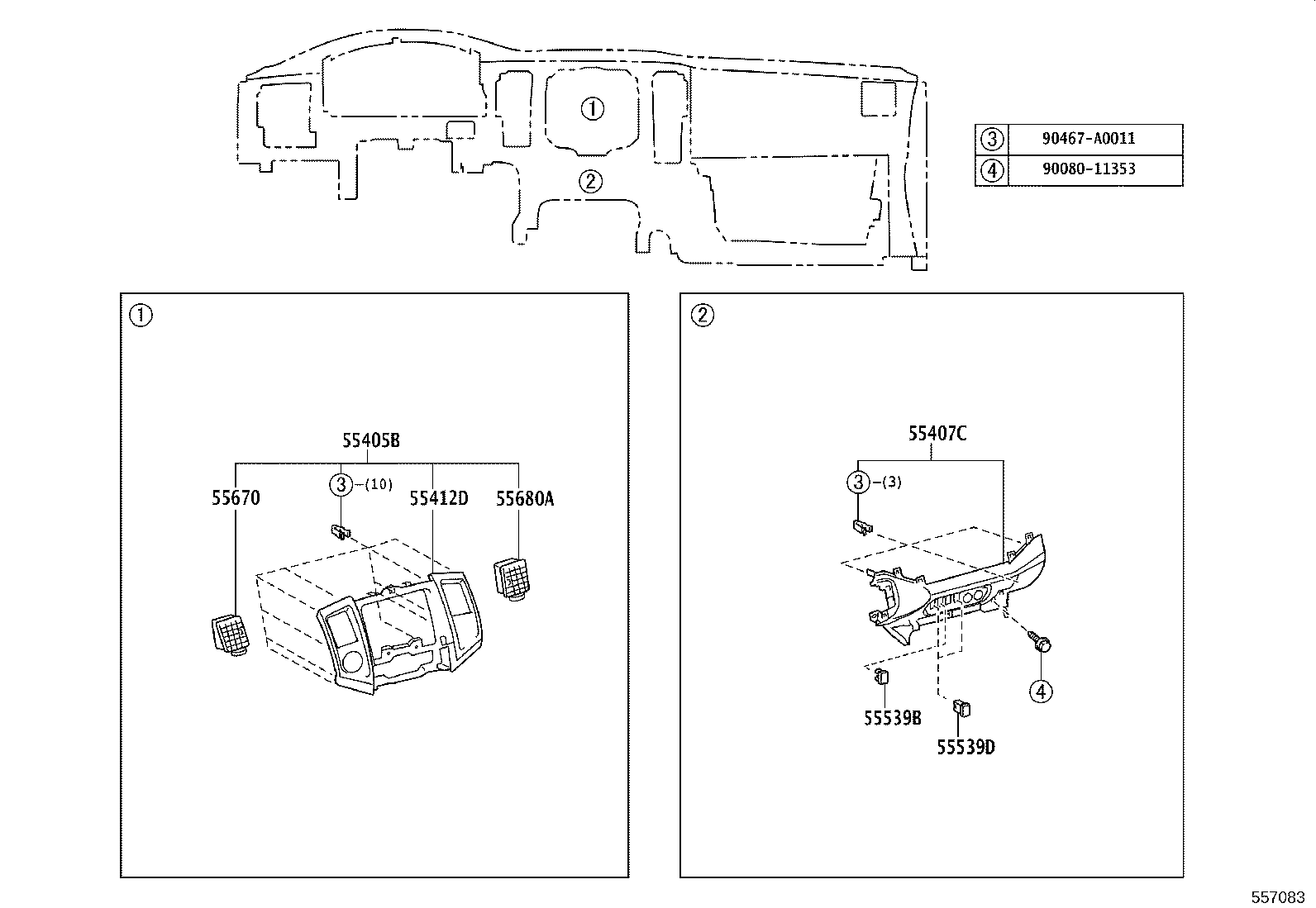 69065-0C010 CYLINDER SUB-ASSY, AIR BAG CUT OFF SW product image