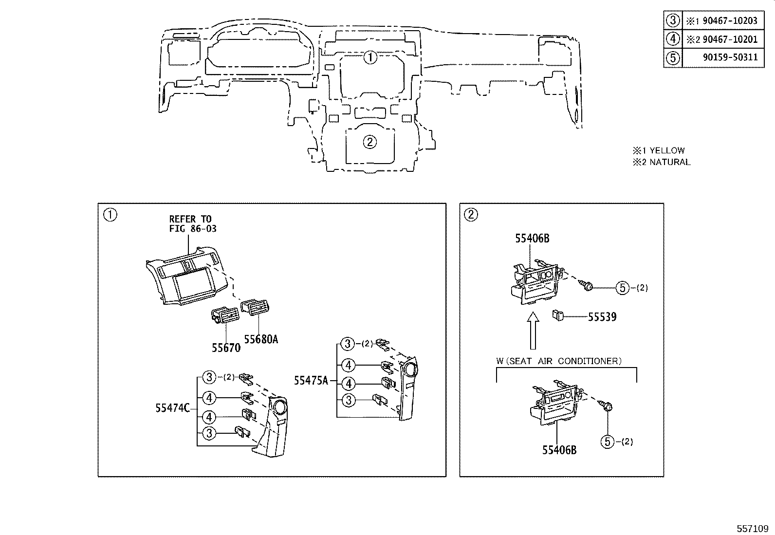 55432-35170-B0 PANEL, INSTRUMENT PANEL FINISH, LOWER product image