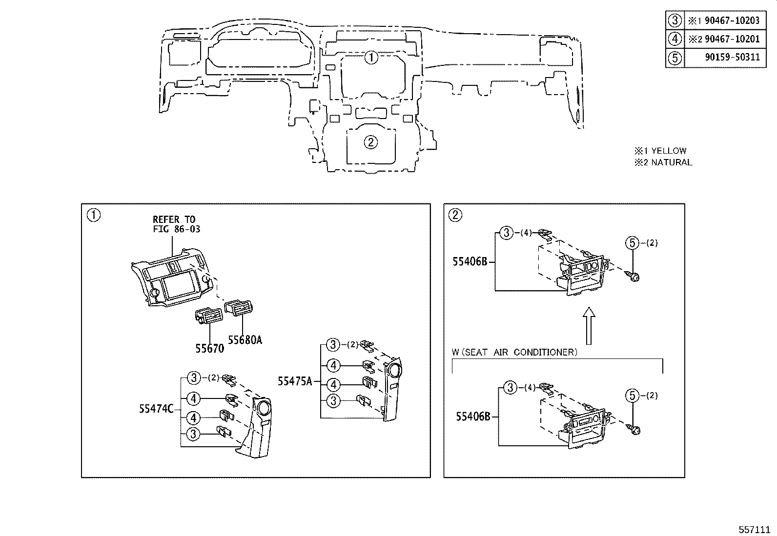 55432-35170-B0 PANEL, INSTRUMENT PANEL FINISH, LOWER product image