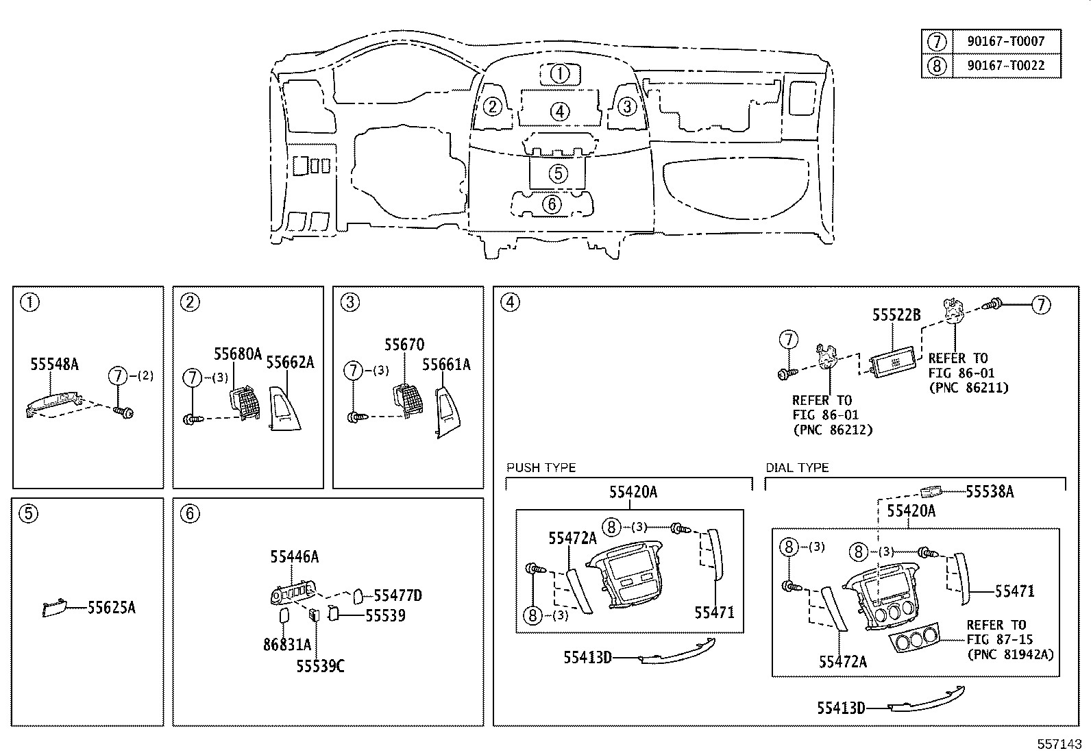 55302-0K080-C0 PANEL SUB-ASSY, INSTRUMENT, UPPER product image