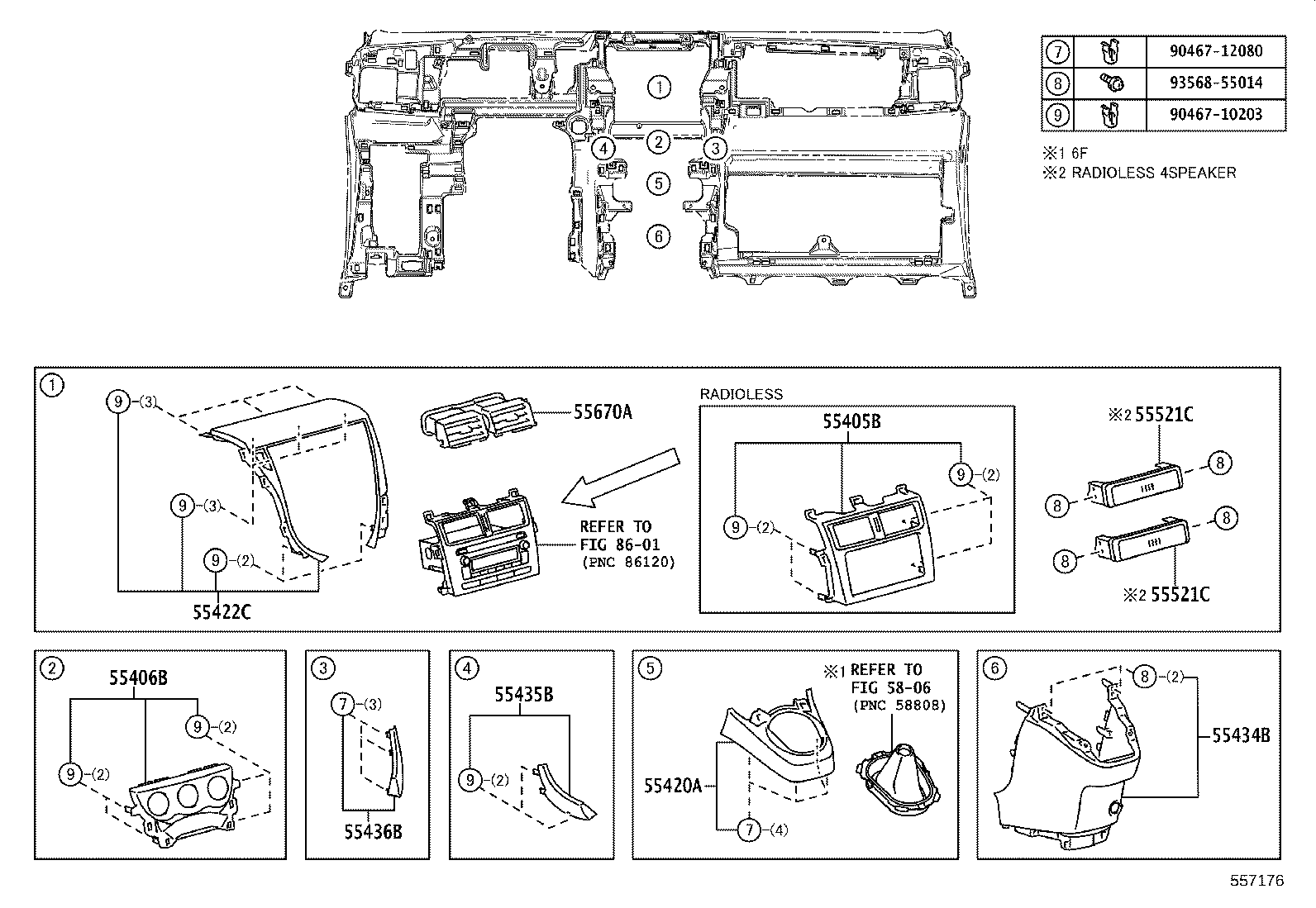 00000-00000 PANEL SUB-ASSY, INSTRUMENT CLUSTER FINISH, CENTER product image