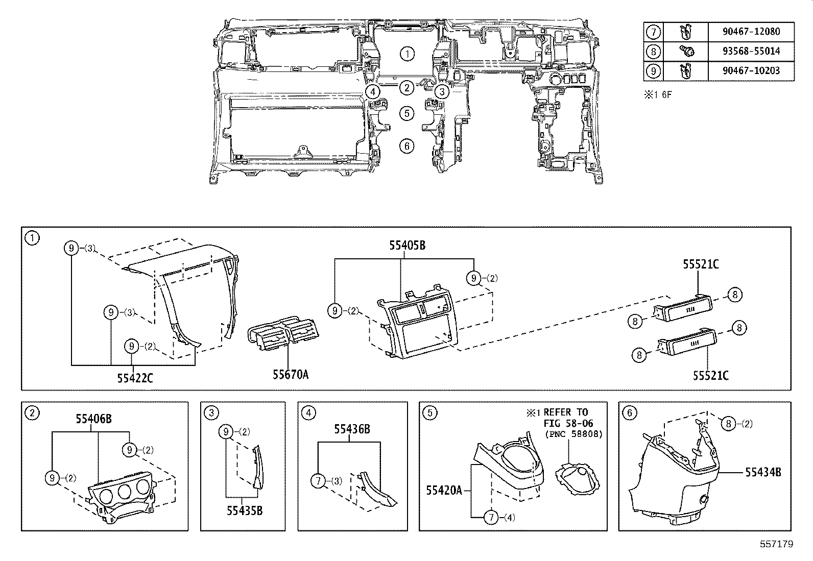 00000-00000 PANEL SUB-ASSY, INSTRUMENT CLUSTER FINISH, CENTER product image