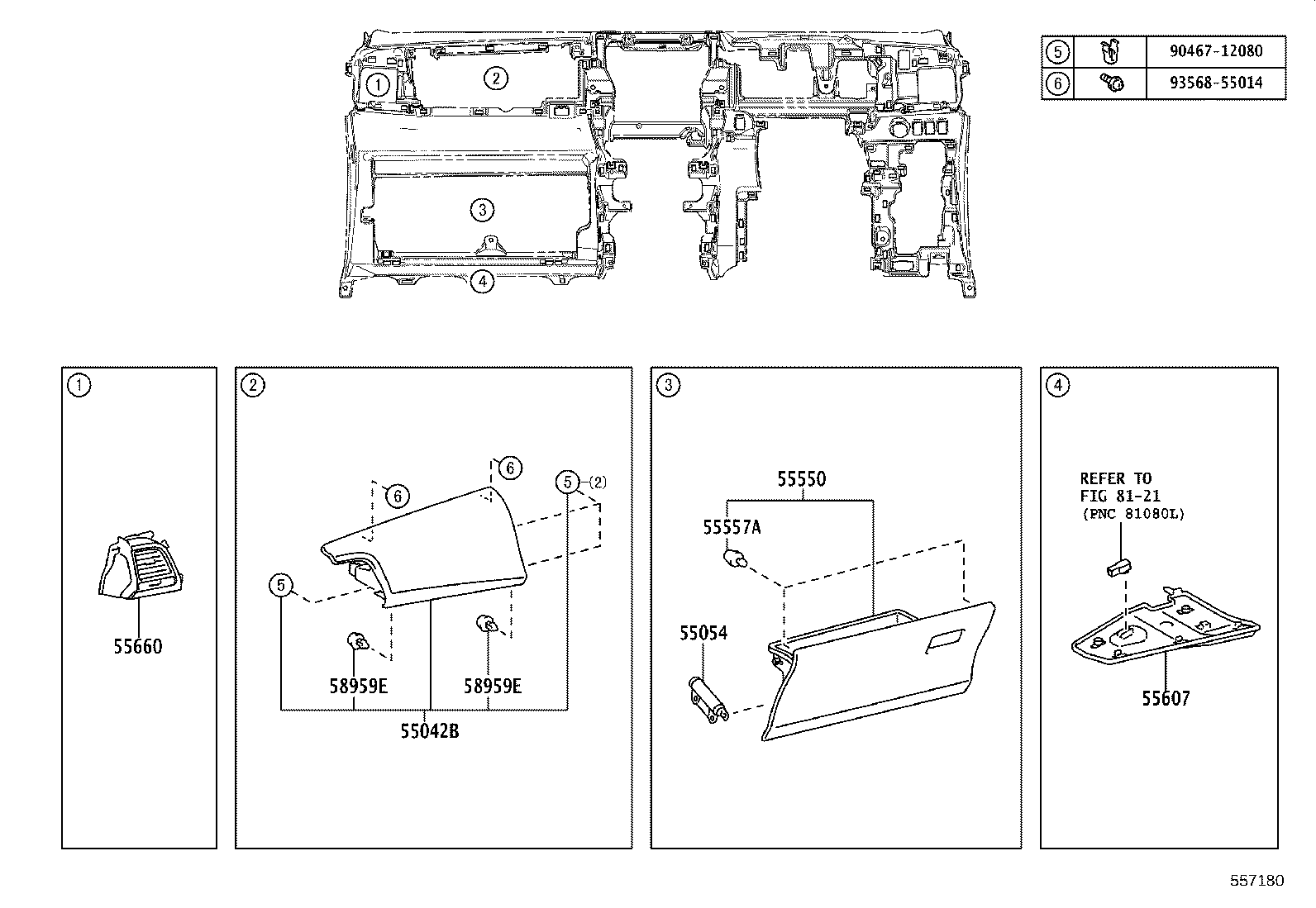 00000-00000 PANEL SUB-ASSY, INSTRUMENT CLUSTER FINISH, CENTER product image