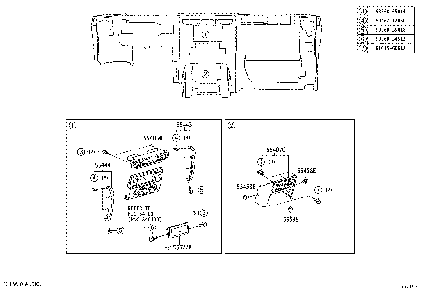 55330-35170 REINFORCEMENT ASSY, INSTRUMENT PANEL product image