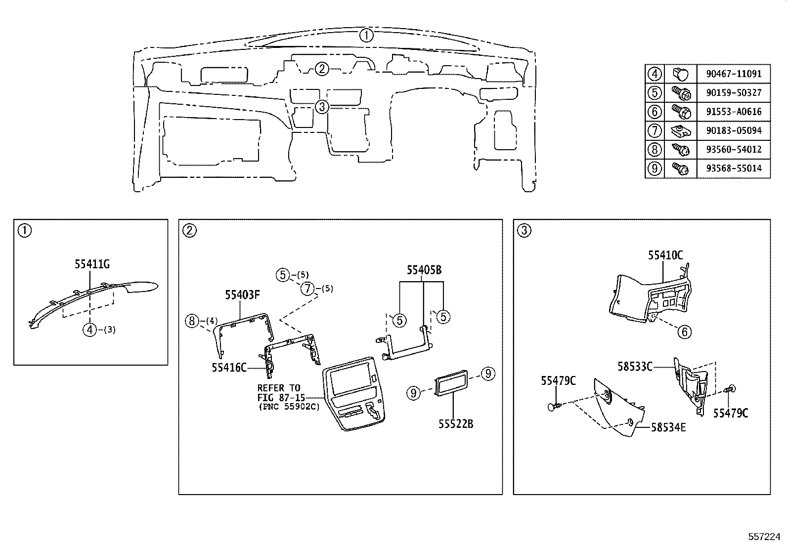 55447-28110 BASE, SWITCH HOLE, NO.2 product image