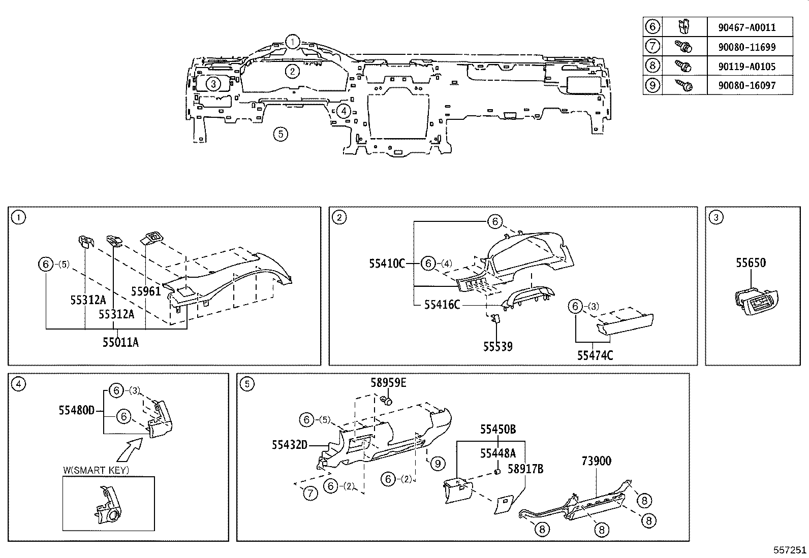 55301-06200-C0 PANEL SUB-ASSY, INSTRUMENT product image