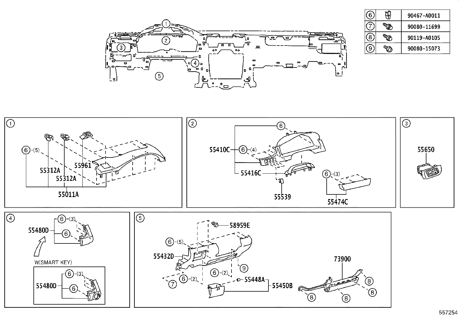55301-06200-C0 PANEL SUB-ASSY, INSTRUMENT product image