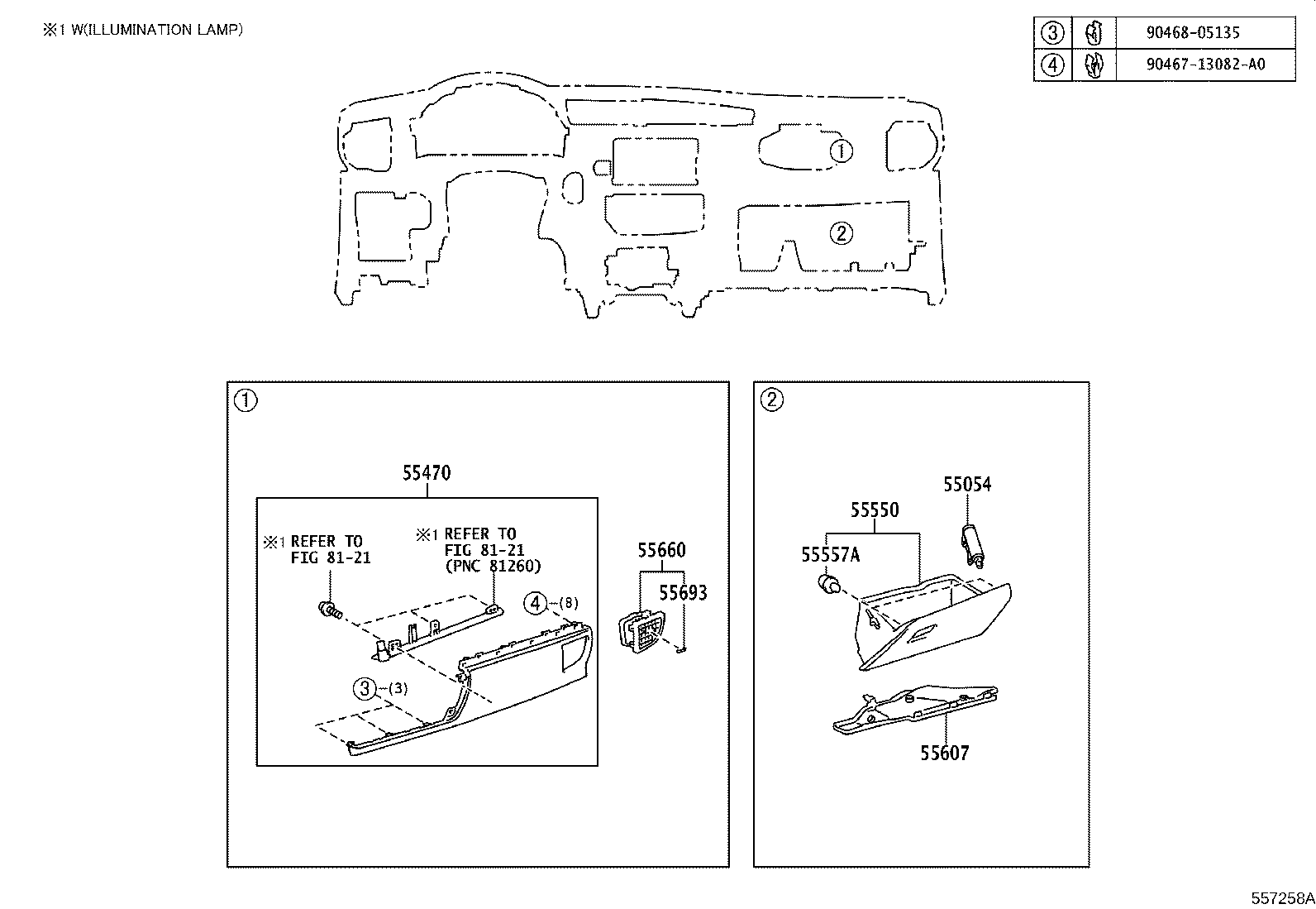 55330-02640 REINFORCEMENT ASSY, INSTRUMENT PANEL product image