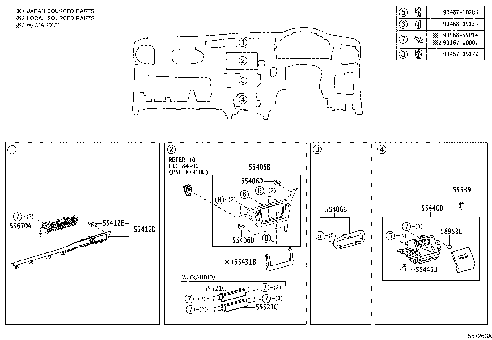 55330-02640 REINFORCEMENT ASSY, INSTRUMENT PANEL product image