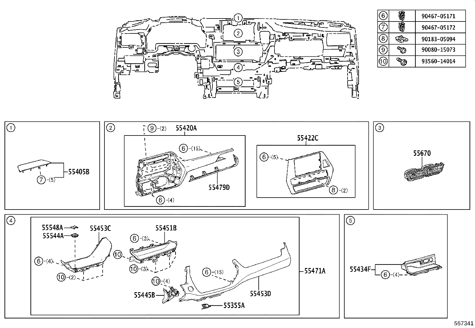 55449-0E290 BASE, SWITCH product image