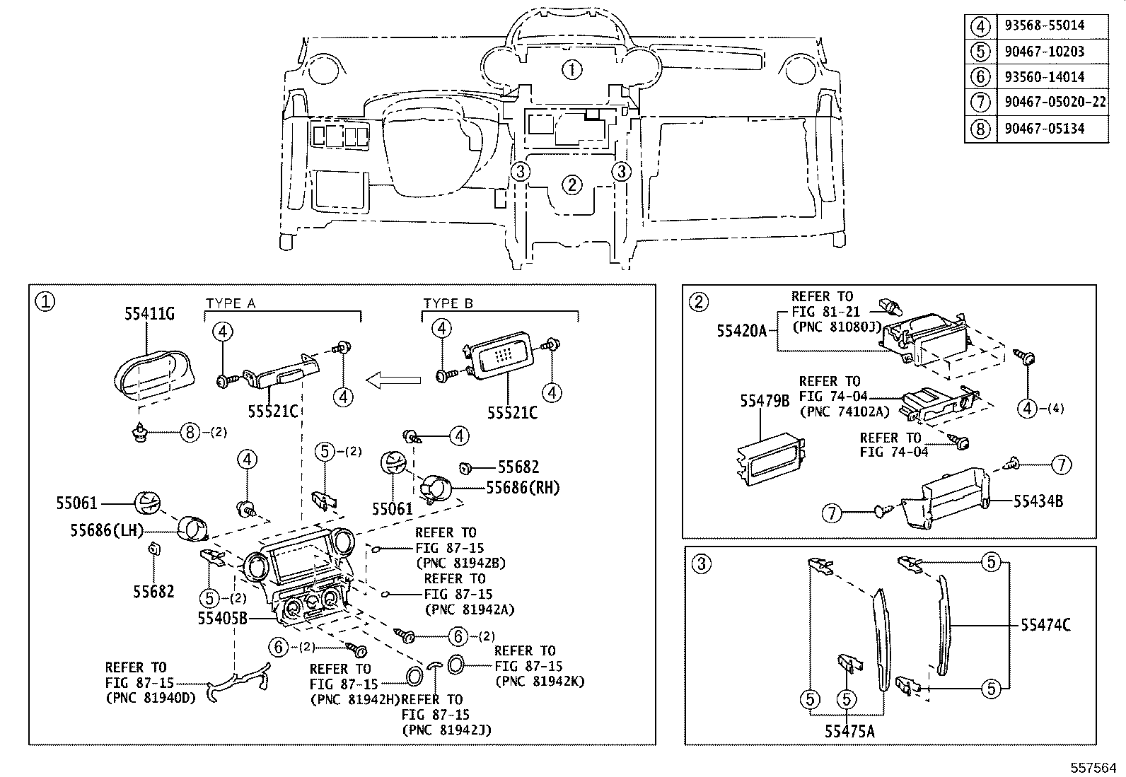 55522-52010 COVER, STEREO OPENING product image