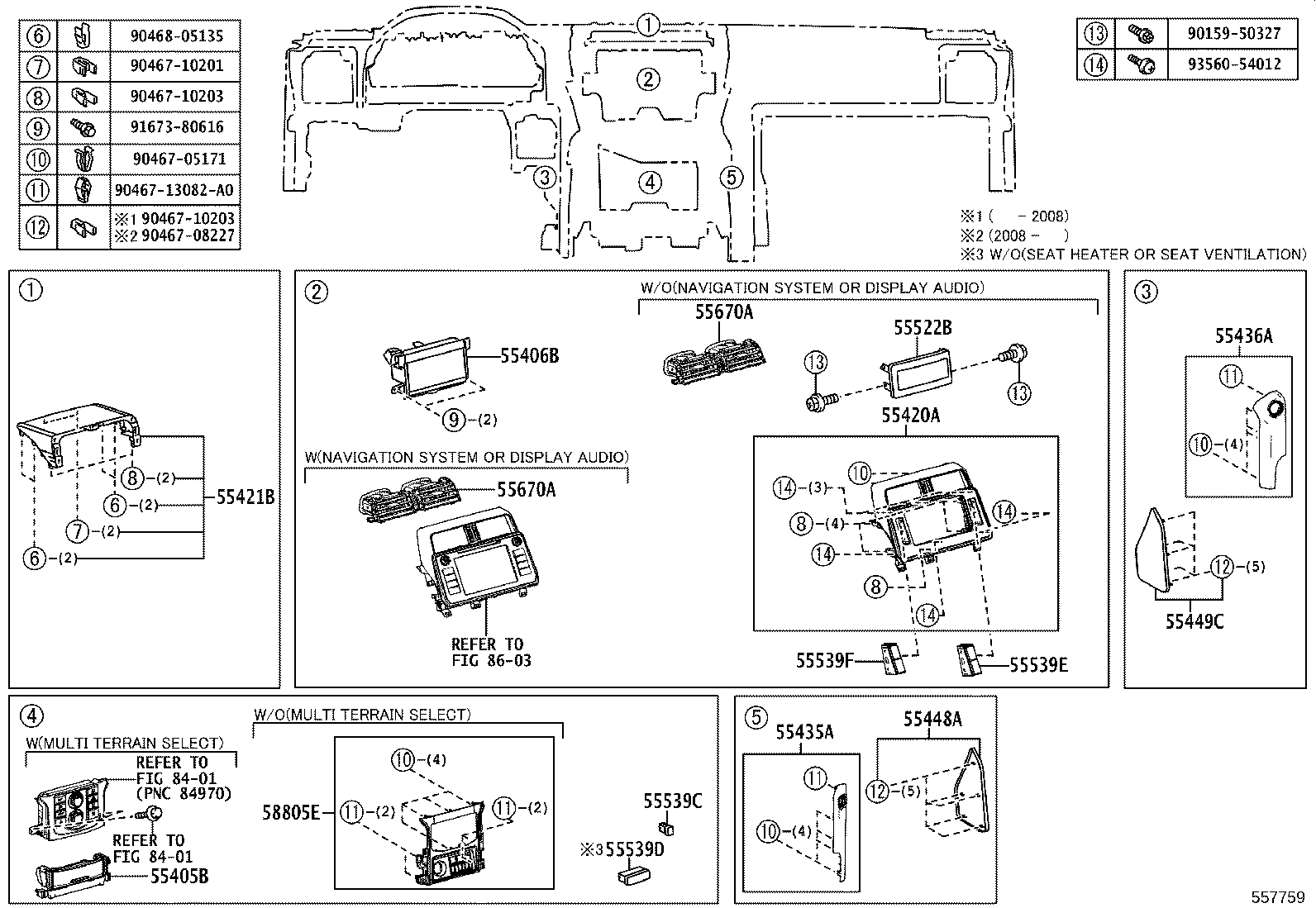 55404-60421 PANEL SUB-ASSY, INSTRUMENT CLUSTER FINISH product image