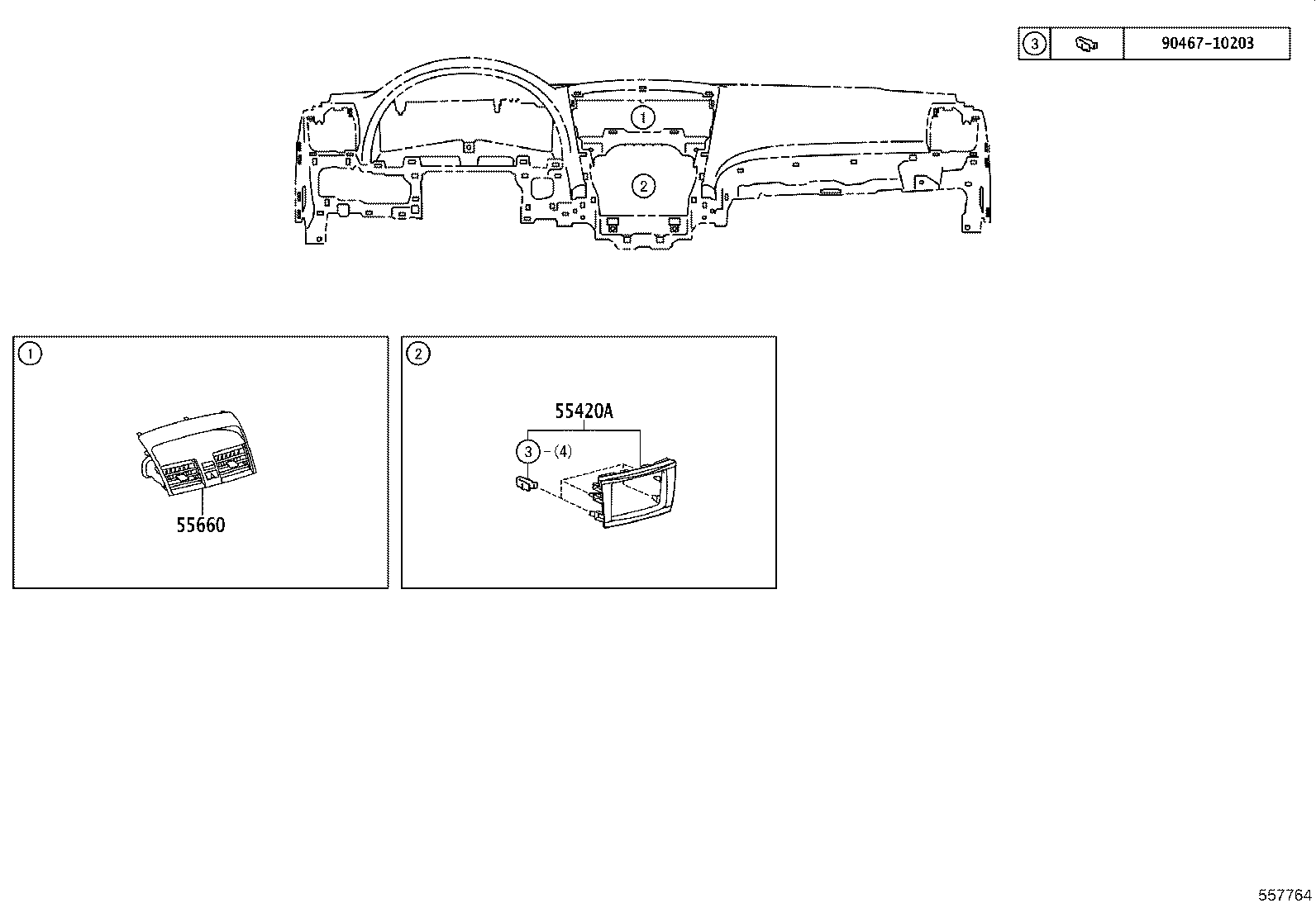 82143-06110 WIRE ASSY, INSTRUMENT PANEL product image