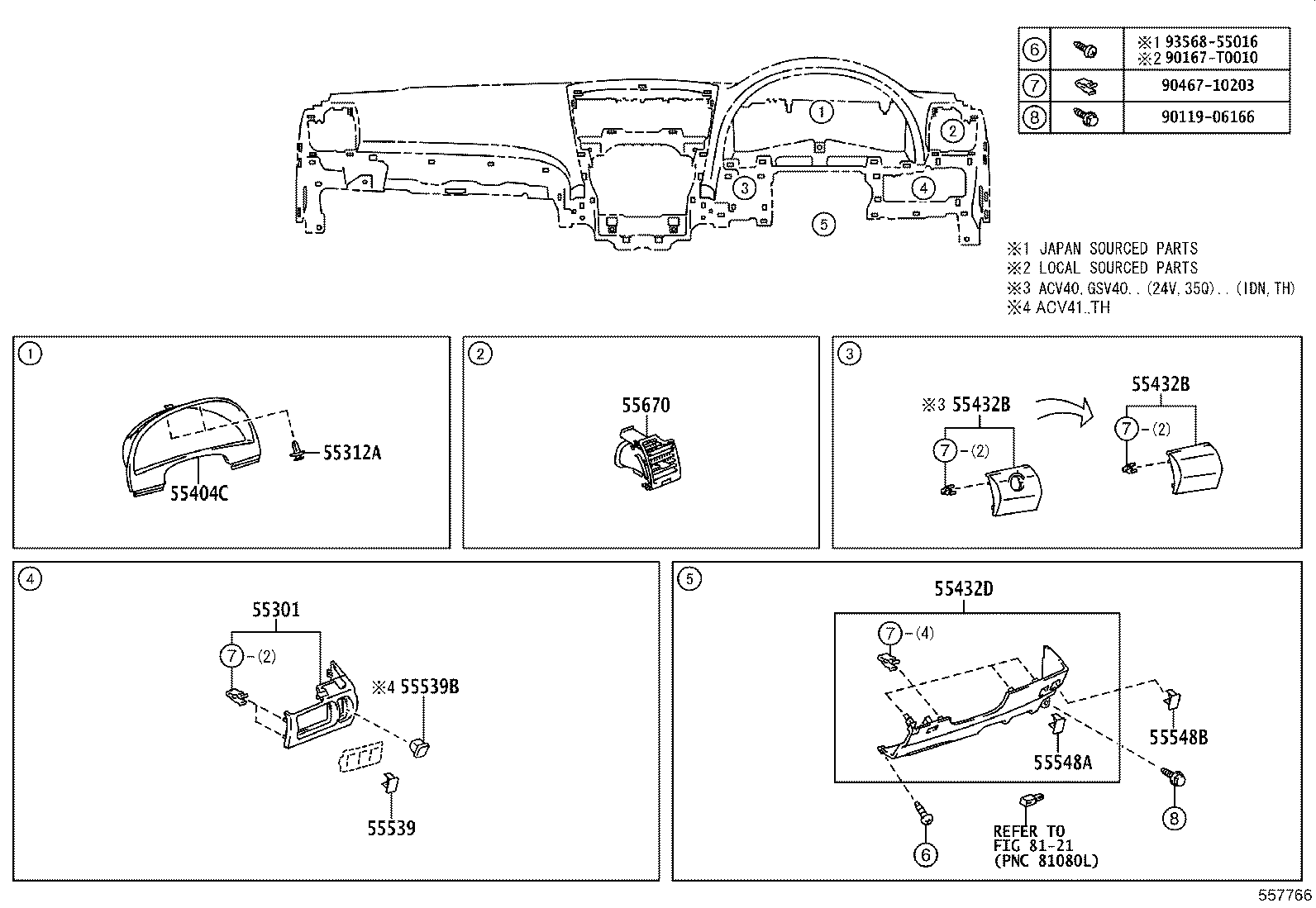 82143-06110 WIRE ASSY, INSTRUMENT PANEL product image