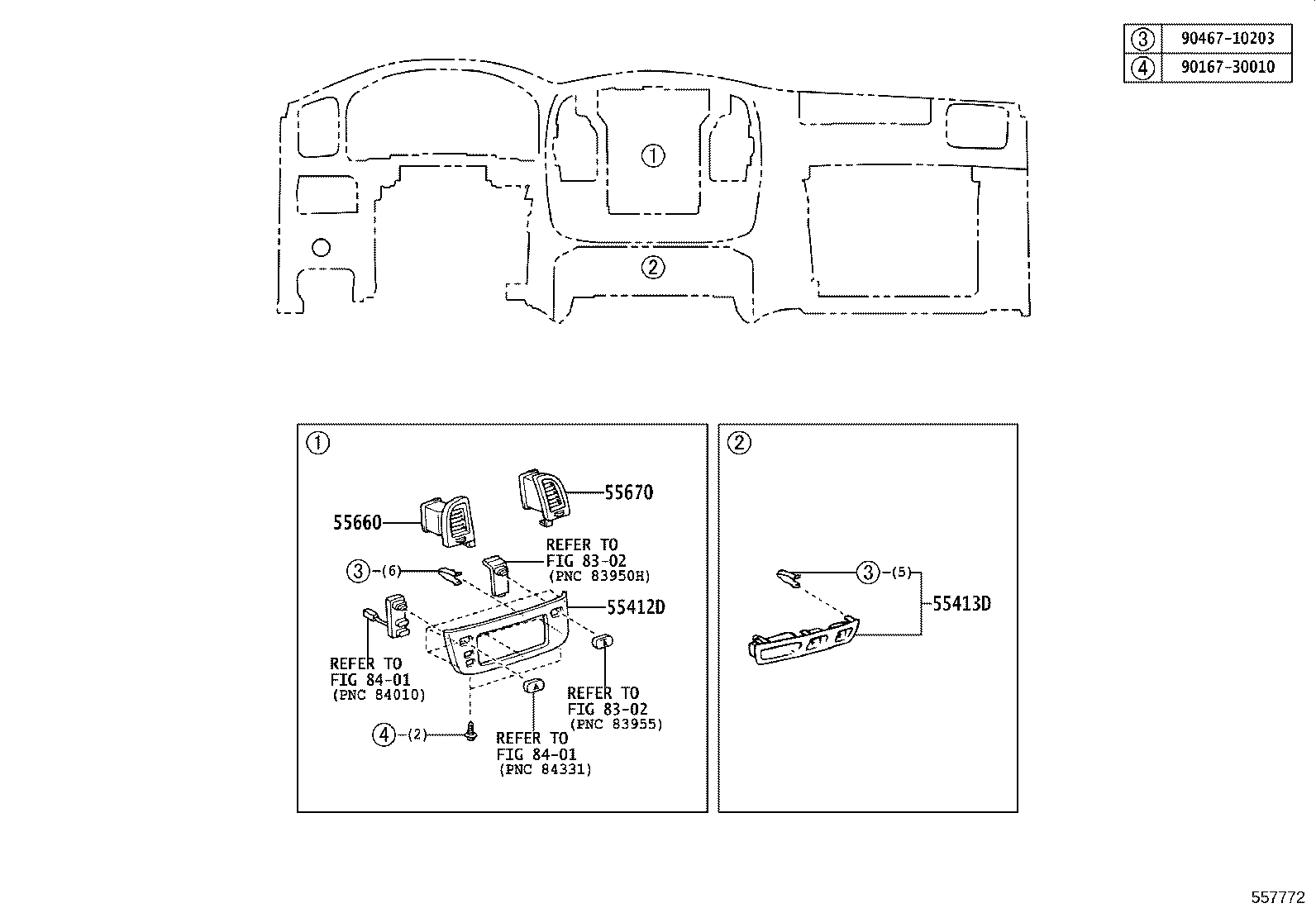 84013-60040 PANEL, INSTRUMENT CLUSTER FINISH, NO.1 product image