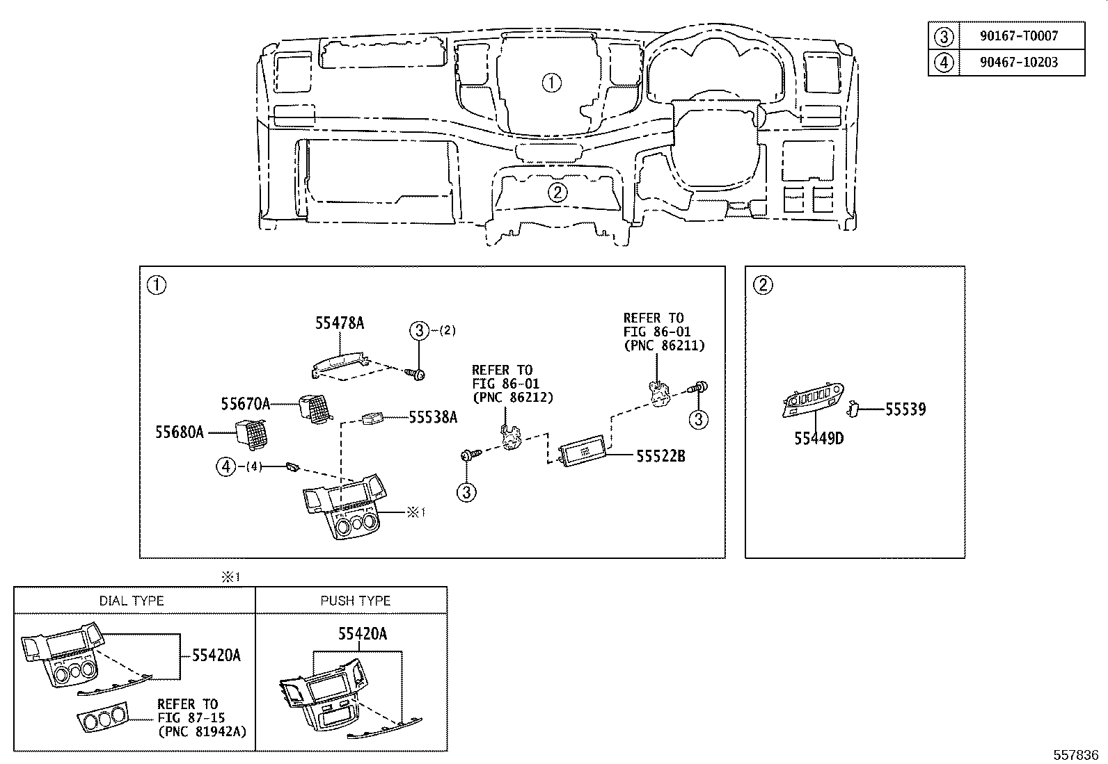 55330-0K520 REINFORCEMENT, INSTRUMENT PANEL product image