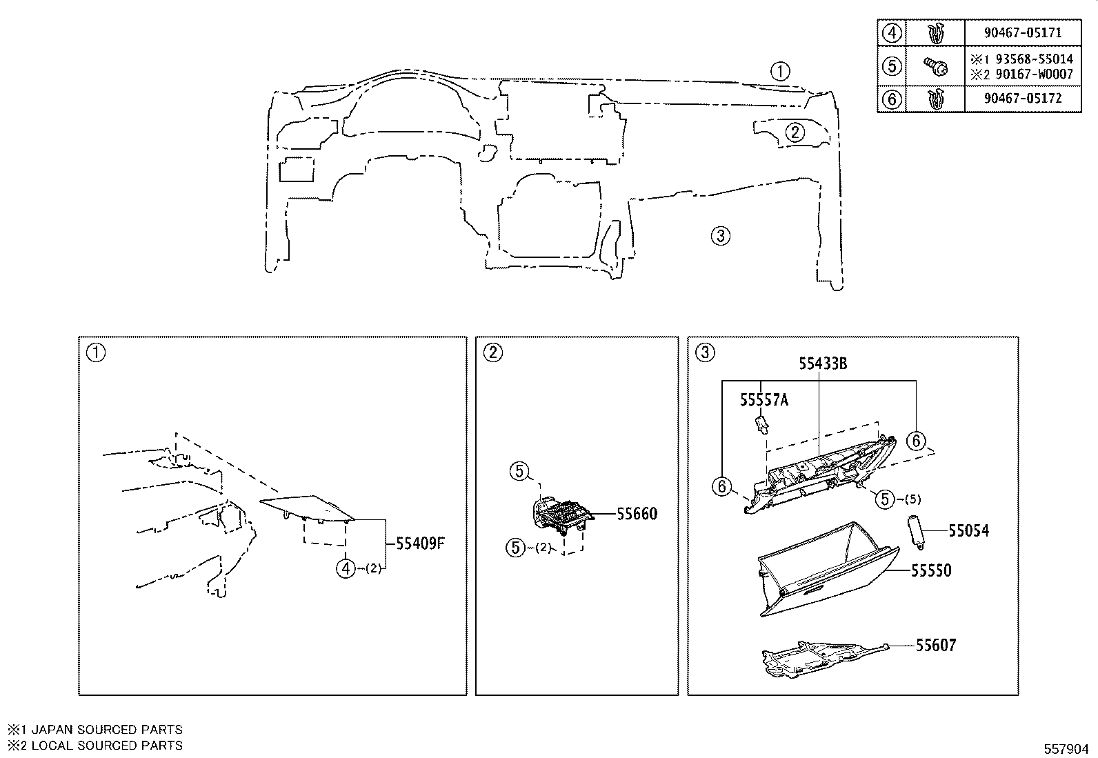 55401-F4040-C2 PAD SUB-ASSY, INSTRUMENT PANEL SAFETY product image