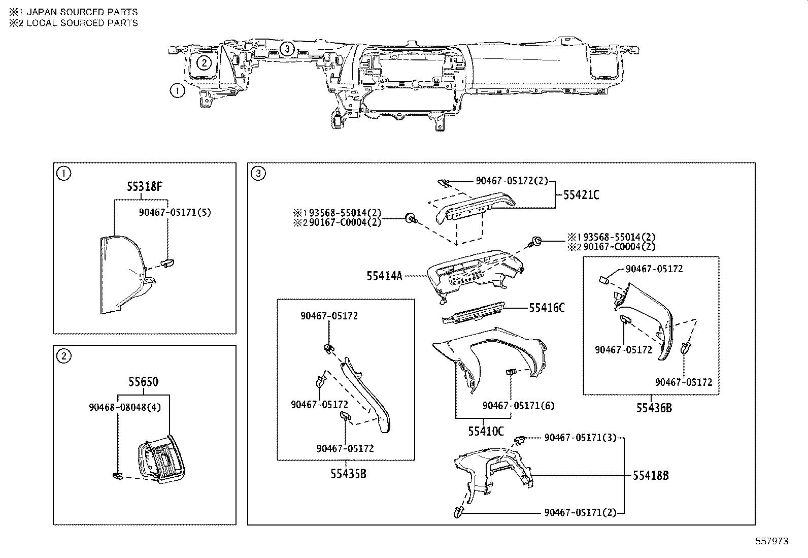 55330-0R200 REINFORCEMENT ASSY, INSTRUMENT PANEL product image