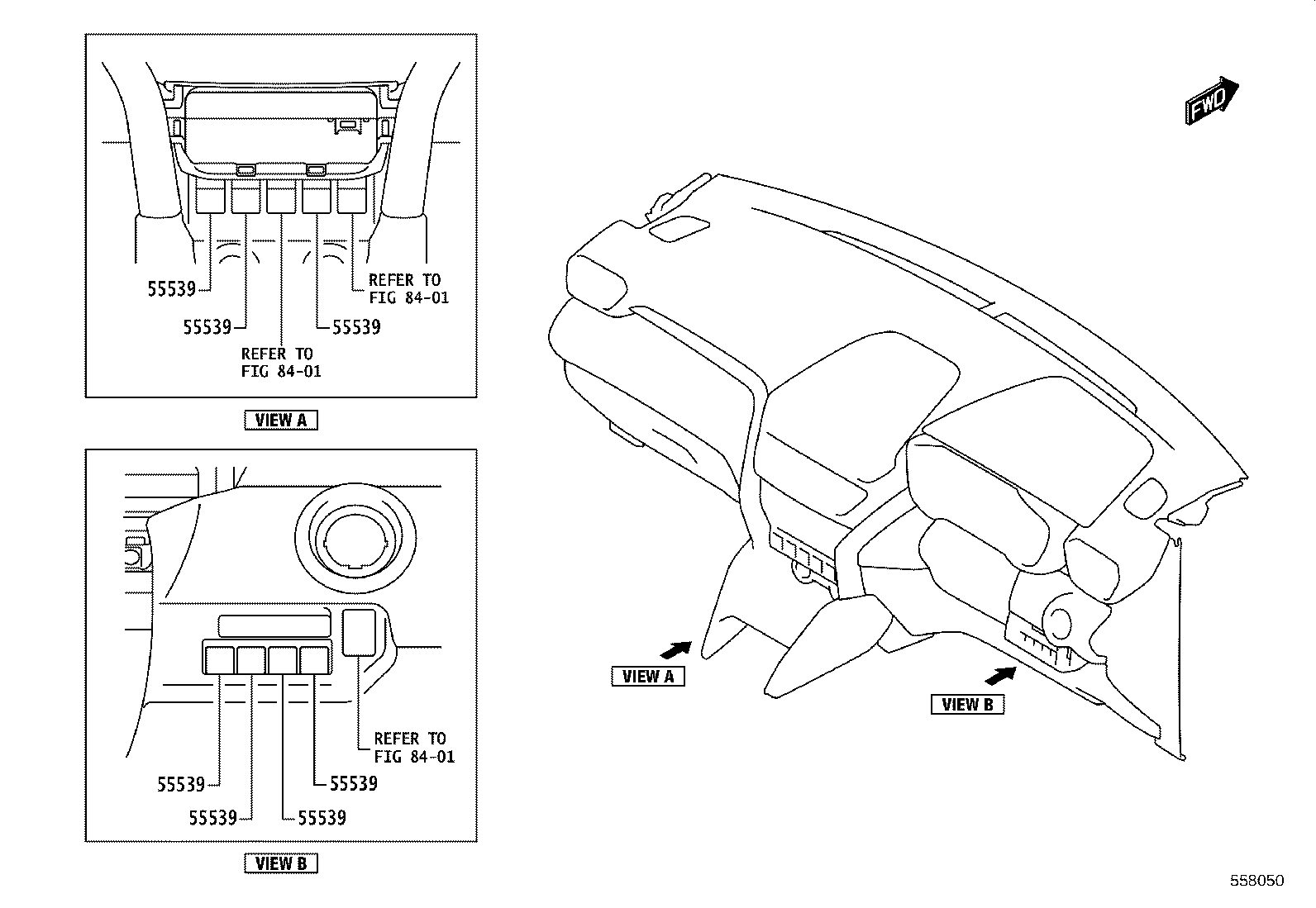 55405-WC016 PANEL SUB-ASSY, INSTRUMENT CLUSTER FINISH, CENTER product image