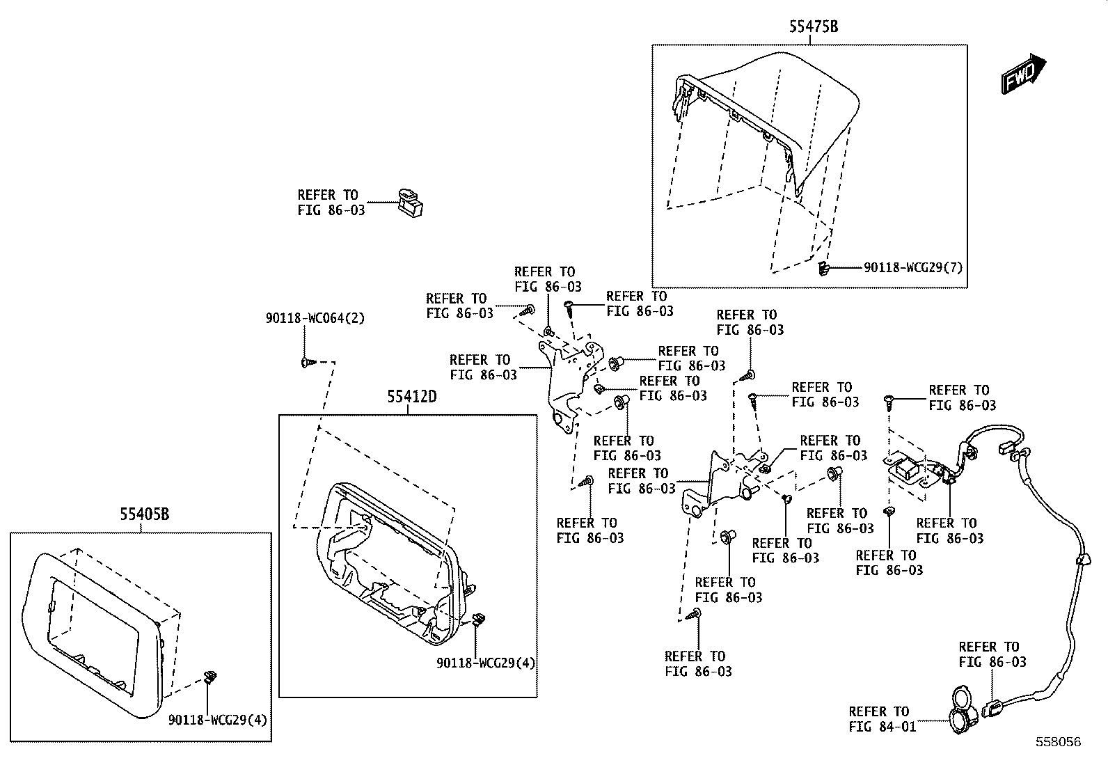 55405-WC016 PANEL SUB-ASSY, INSTRUMENT CLUSTER FINISH, CENTER product image