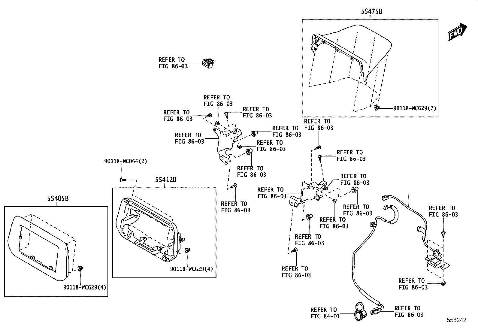 55302-WC013 PANEL SUB-ASSY, INSTRUMENT, UPPER product image