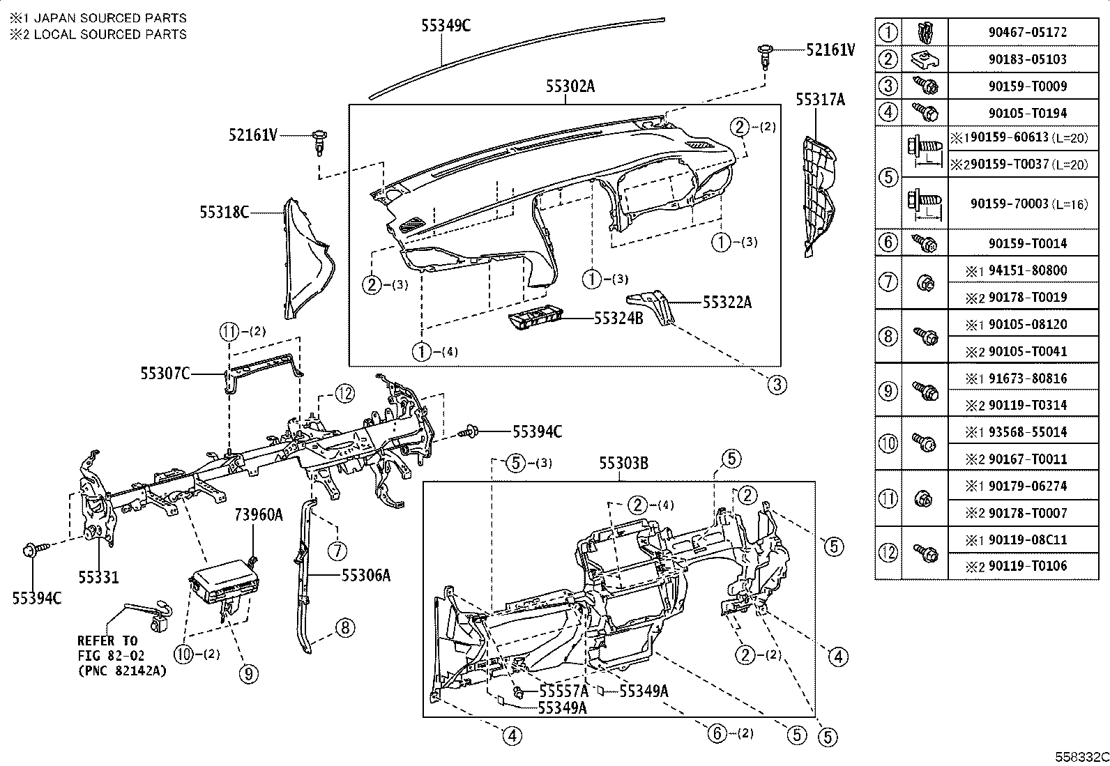 55404-YP020 PANEL SUB-ASSY, INSTRUMENT CLUSTER FINISH product image