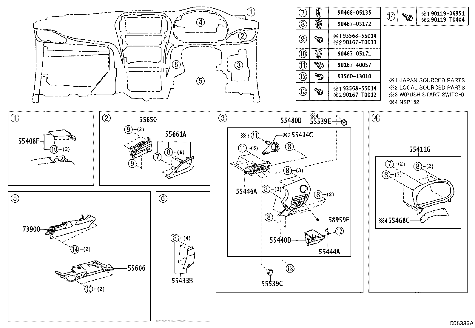 55404-YP020 PANEL SUB-ASSY, INSTRUMENT CLUSTER FINISH product image