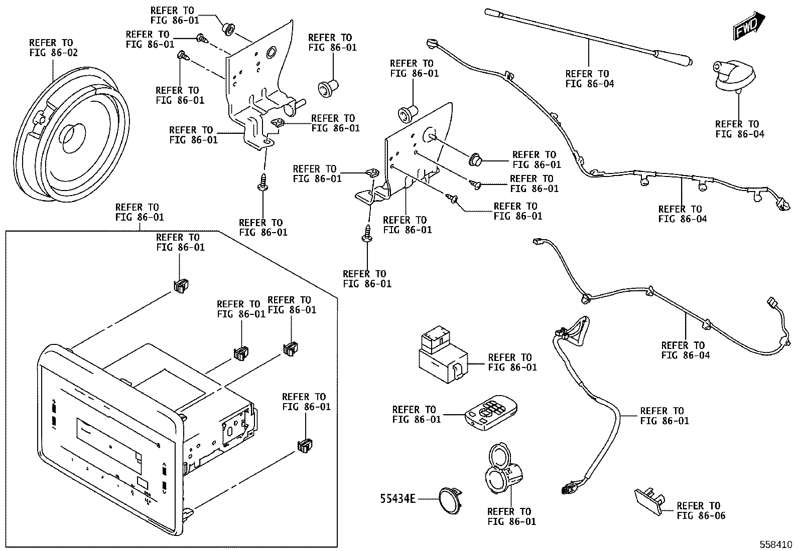 55405-WC008 PANEL SUB-ASSY, INSTRUMENT CLUSTER FINISH, CENTER product image