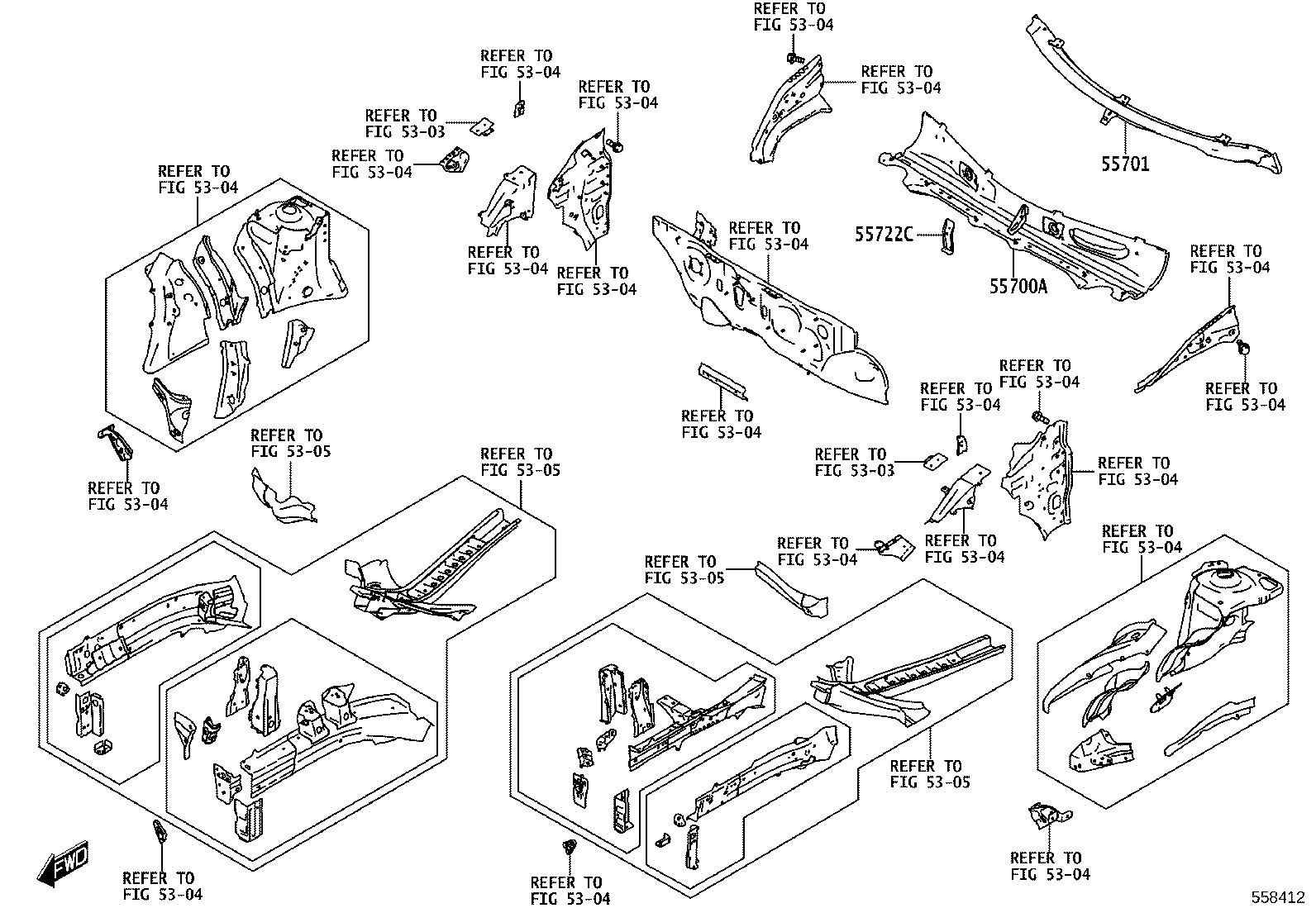 55708-WC006 LOUVER, COWL VENTILATOR product image