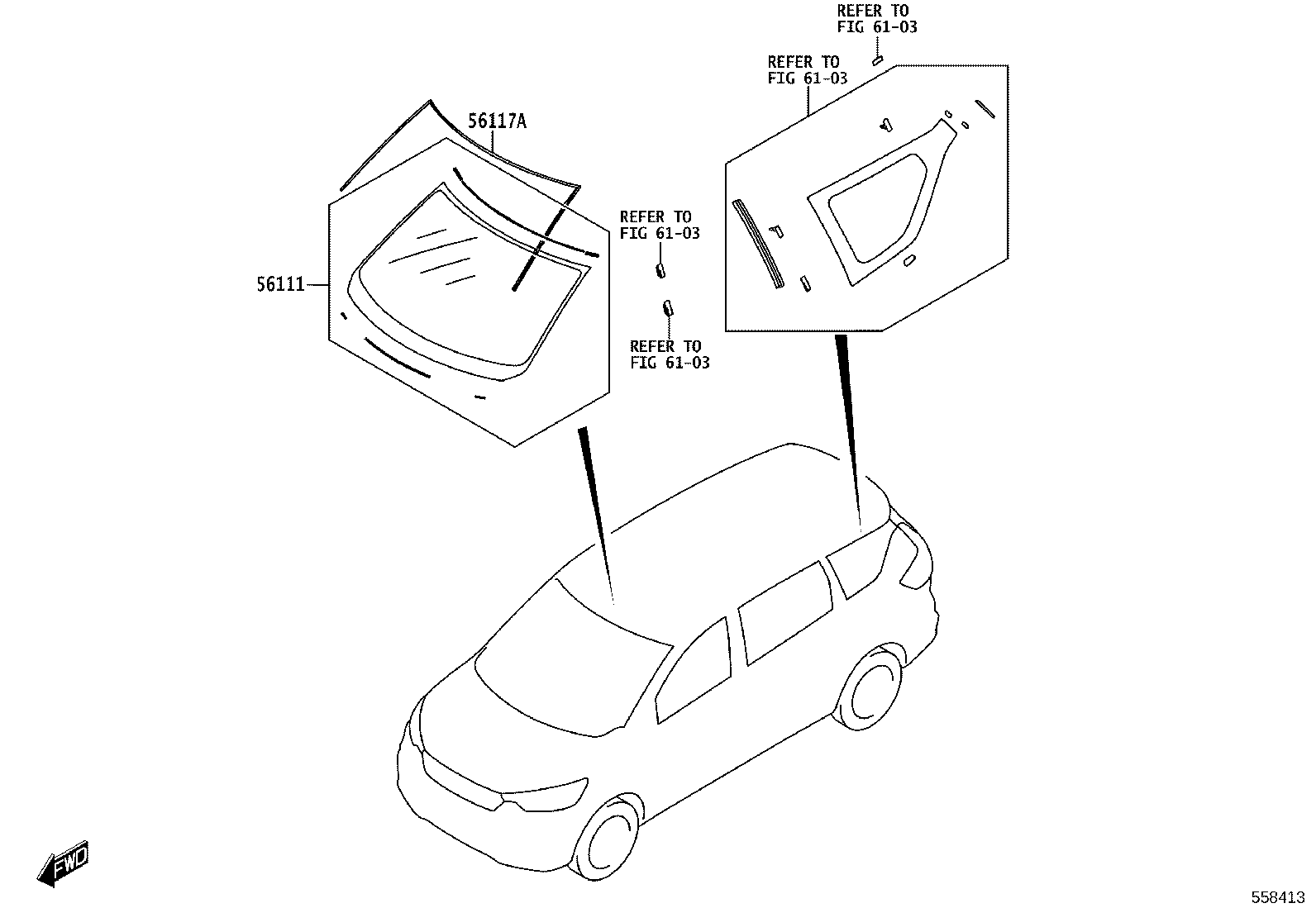55708-WC006 LOUVER, COWL VENTILATOR product image